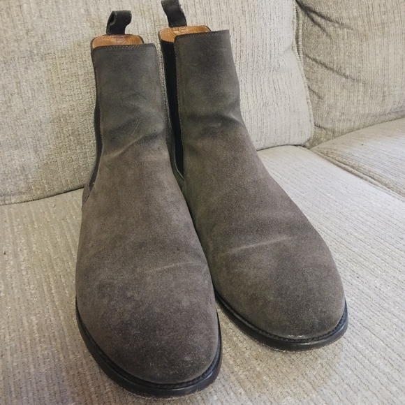 ORO LOS ANGELES brown Alpaca Suede Plain Chelsea Boots Chelsea Boots 11 - Picture 2 of 12